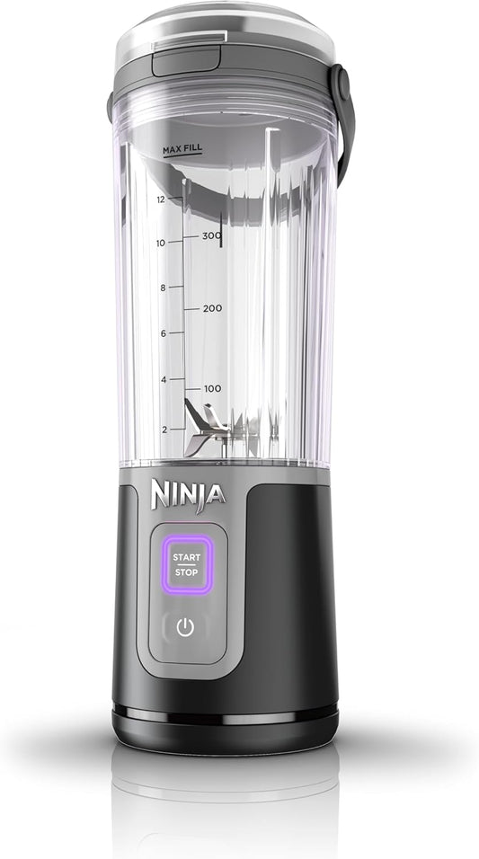 Ninja Blast Liquidificador Portátil Bivolt, Sem Fio, Recipiente de 470ml,