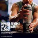Ninja Blast Max, liquidificador portátil + Twist & Go, Smoothie pessoal, blend, Ice Crush, 3 programas, sem fio, recipiente removível de 623 g, pode ser lavado na lava-louças, à prova de vazamento
