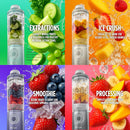 Ninja Blast Max, liquidificador portátil + Twist & Go, Smoothie pessoal, blend, Ice Crush, 3 programas, sem fio, recipiente removível de 623 g, pode ser lavado na lava-louças, à prova de vazamento